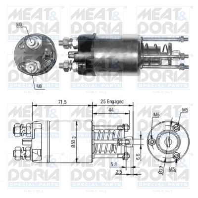 Solenoid Switch, starter